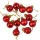 12-piece 2.5cm Christmas Ball Set - Red