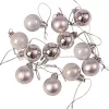 12-piece 2.5cm Christmas Ball Set - Silver