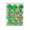 12-piece 2.5cm Christmas Ball Set - Green