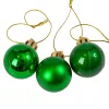 12-piece 2.5cm Christmas Ball Set - Green
