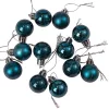 12-piece 2.5cm Christmas Ball Set - Midnight Blue