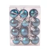 12-piece 2.5cm Christmas Ball Set - Midnight Blue