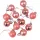 12-piece 2.5cm Christmas Ball Set - Coral Pink