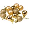 12-piece 2.5cm Christmas ball set - Gold