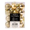 12-piece 2.5cm Christmas ball set - Gold