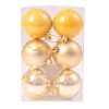 6-piece 6cm Christmas Ball Set - Gold