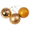6-piece 6cm Christmas Ball Set - Gold