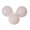 6-piece 6cm Christmas Ball Set - White