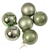 6-piece 6cm Christmas Ball Set - Light Green