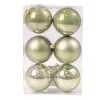 6-piece 6cm Christmas Ball Set - Light Green