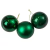 6-piece 6cm Christmas Ball Set - Dark Green