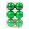 6-piece 6cm Christmas Ball Set - Green