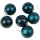 6-piece 6cm Christmas Ball Set - Midnight Blue