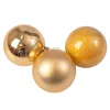 6-piece 8cm Christmas Ball Set - Gold