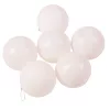 6-piece 8cm Christmas Ball Set - White
