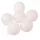 6-piece 8cm Christmas Ball Set - White