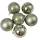 6-piece 8cm Christmas Ball Set - Light Green