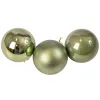 6-piece 8cm Christmas Ball Set - Light Green