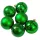 6-piece 8cm Christmas Ball Set - Green