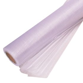 Organza Roll 24cm x 10m - White