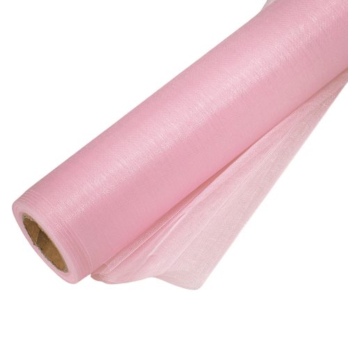 Organza tekercs 24cm x 10m - Világos rózsaszín