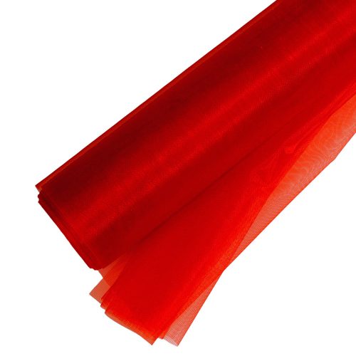 Organza tekercs 48cm x 10m - Piros