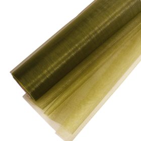 Organza Roll 48cm x 10m - Olive Green