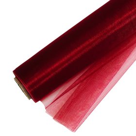 Organza Roll 48cm x 10m - Burgundy