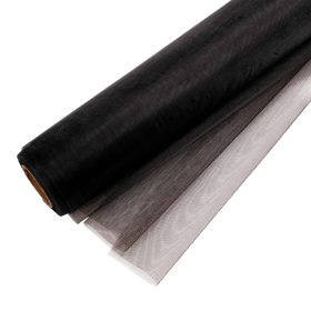 Organza Roll 48cm x 10m - Black