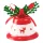 Christmas Bell 7.5 x 7.5cm - White/Red