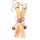Ski Ornament, Wood, 14.5 x 5cm - Natural