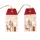 House Ornament Set, 9.5 x 5cm, for Creative Use or Christmas Tree