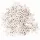Christmas Decoration Set, Wooden Snowflakes, 4cm, 24 pcs - White