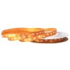 Satin ribbon with snowflake pattern 6mm x 20m - Bronze