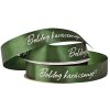 "Boldog Karácsonyt!" inscribed satin ribbon 20mm x 20m - Dark Green