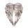 Acrylic Angel Wing Christmas Ornament, 15 x 11cm - Silver