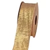 Metál textil szalag 38mm x 10m - Arany