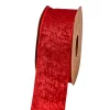 Metál textil szalag 38mm x 10m - Piros