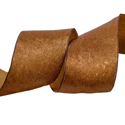 Metál textil szalag 38mm x 10m - Sötétbarna