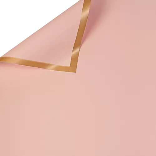 Aranykeretes fólia ív 58 x 58cm, 20db - Púder rózsaszín