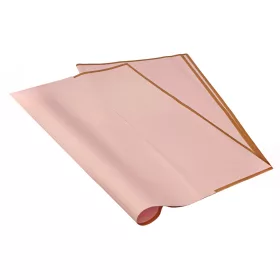 Aranykeretes fólia ív 58 x 58cm, 20db - Púder rózsaszín