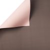Duo color foil roll 58cm x 10m - Light Pink / Gray