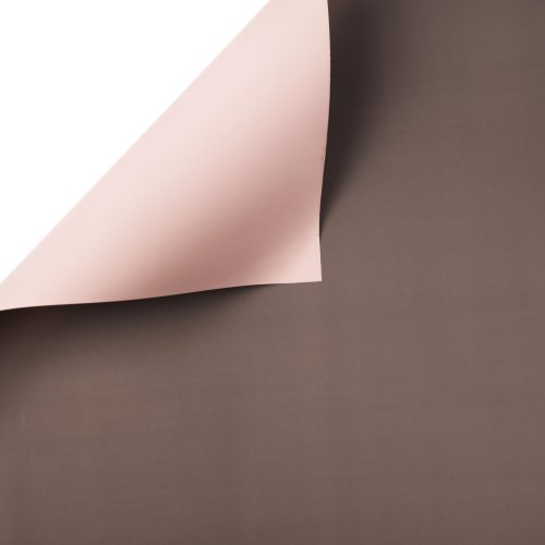 Kétszínű fólia tekercs 58cm x 10m - Világos rózsaszín / Szürke