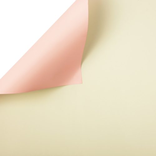 Kétszínű fólia tekercs 58cm x 10m - Világoszöld / Púder rózsaszín