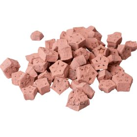 Mahagóni szeletek 15dkg/csom - Pasztell rózsaszín