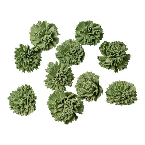 Shola szegfű 4cm 10db/csom - Zsályazöld