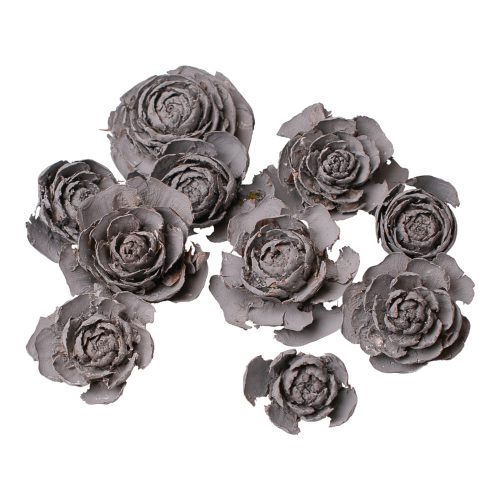 Cédrus rózsa 3-5cm 10db/csom - Hamuszürke