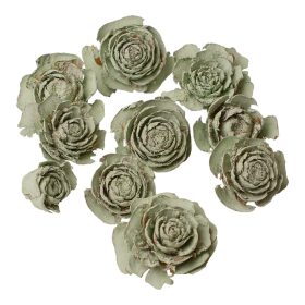 Cédrus rózsa 3-5cm 10db/csom - Zsályazöld