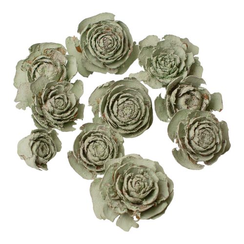 Cédrus rózsa 3-5cm 10db/csom - Zsályazöld
