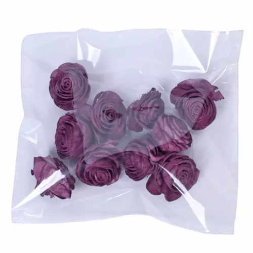 Shola rózsa 4cm 10db. - Merlot